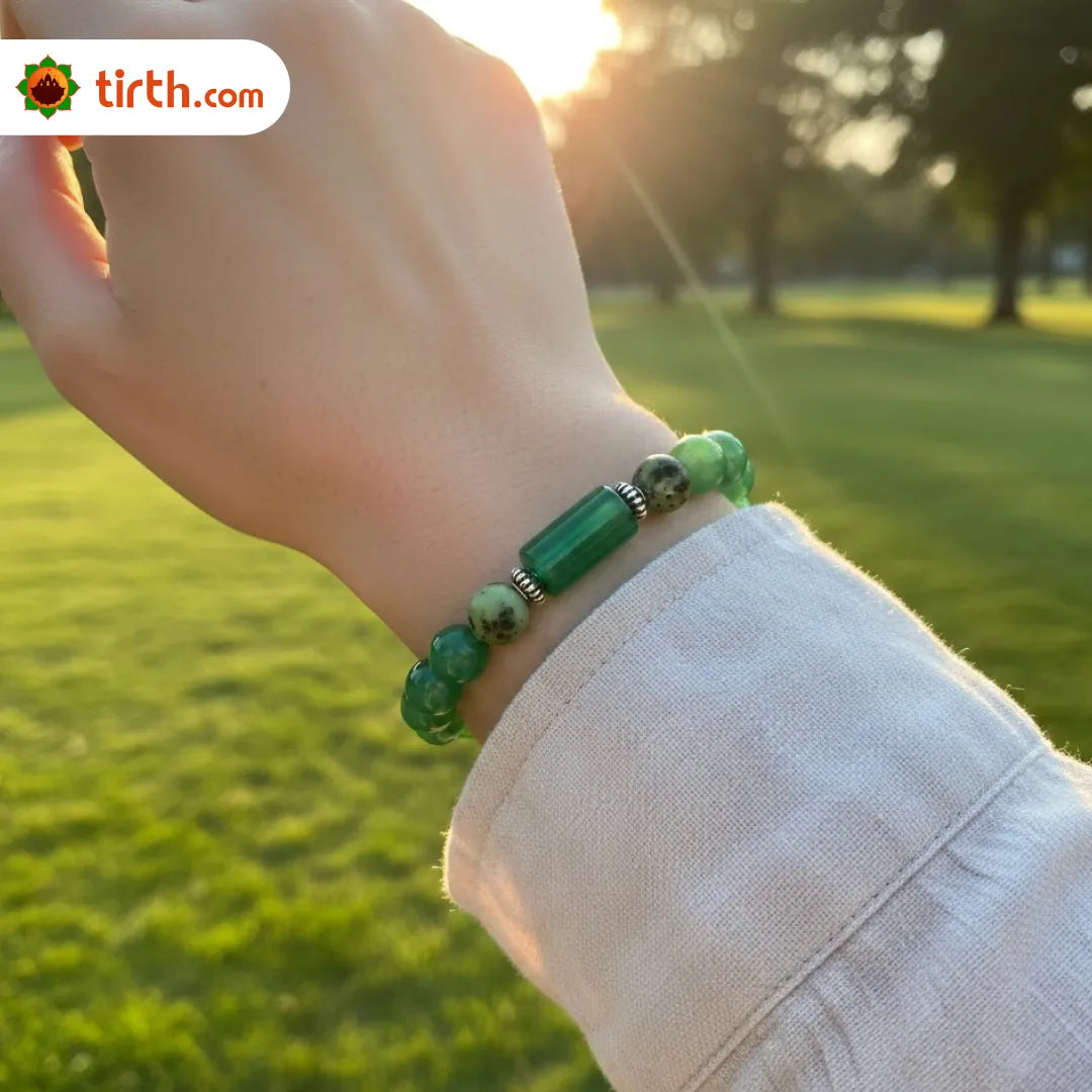 Gemini Rashi Bracelet (Mithun Rashi) – Zodiac Astrology Bracelet for Mercury Intelligence & Communication