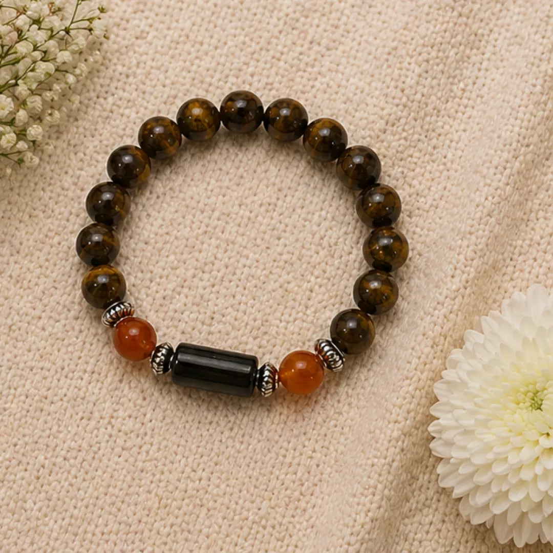 Leo Rashi Bracelet (Simha Rashi) – Zodiac Astrology Bracelet for Sun Confidence, Leadership & Authority