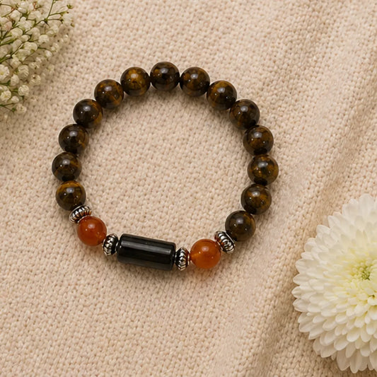 Leo Rashi Bracelet (Simha Rashi) – Zodiac Astrology Bracelet for Sun Confidence, Leadership & Authority