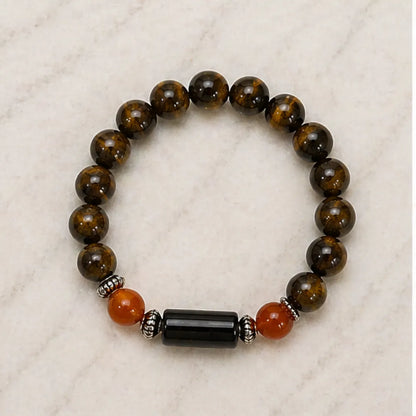 Leo Rashi Bracelet (Simha Rashi) – Zodiac Astrology Bracelet for Sun Confidence, Leadership & Authority