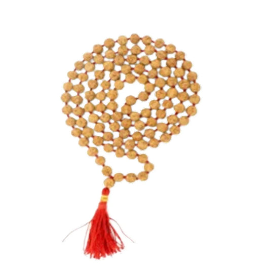 Medicated Rudraksha Mala (5mm / 6mm / 7mm / 8mm) – 108 Bead Energized Rudraksha Jap Mala for Protection, Discipline & Spiritual Practice