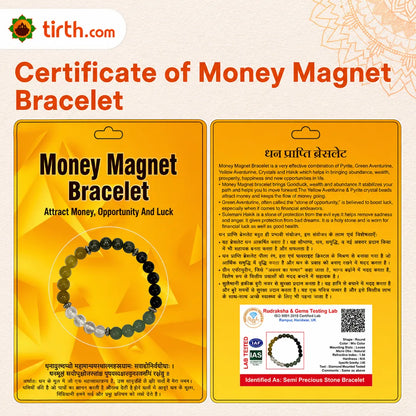 Money Magnet Bracelet – Prosperity Energy Bracelet for Wealth Attraction, Abundance Mindset & Positive Financial Flow