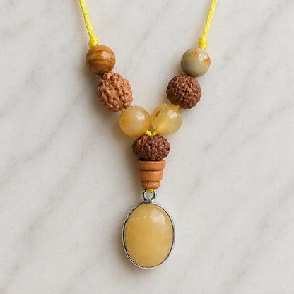 Pisces Rashi Kavach Mala – Meen Rashi Rudraksha Kavach Mala (8, 10, 14 Mukhi) for Intuition, Protection & Spiritual Growth