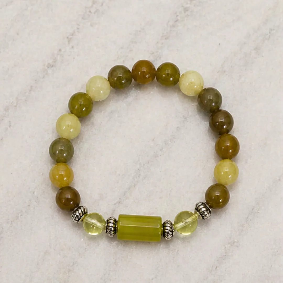Pisces Rashi Bracelet (Meen Rashi) – Zodiac Astrology Bracelet for Jupiter Intuition, Compassion & Spiritual Growth