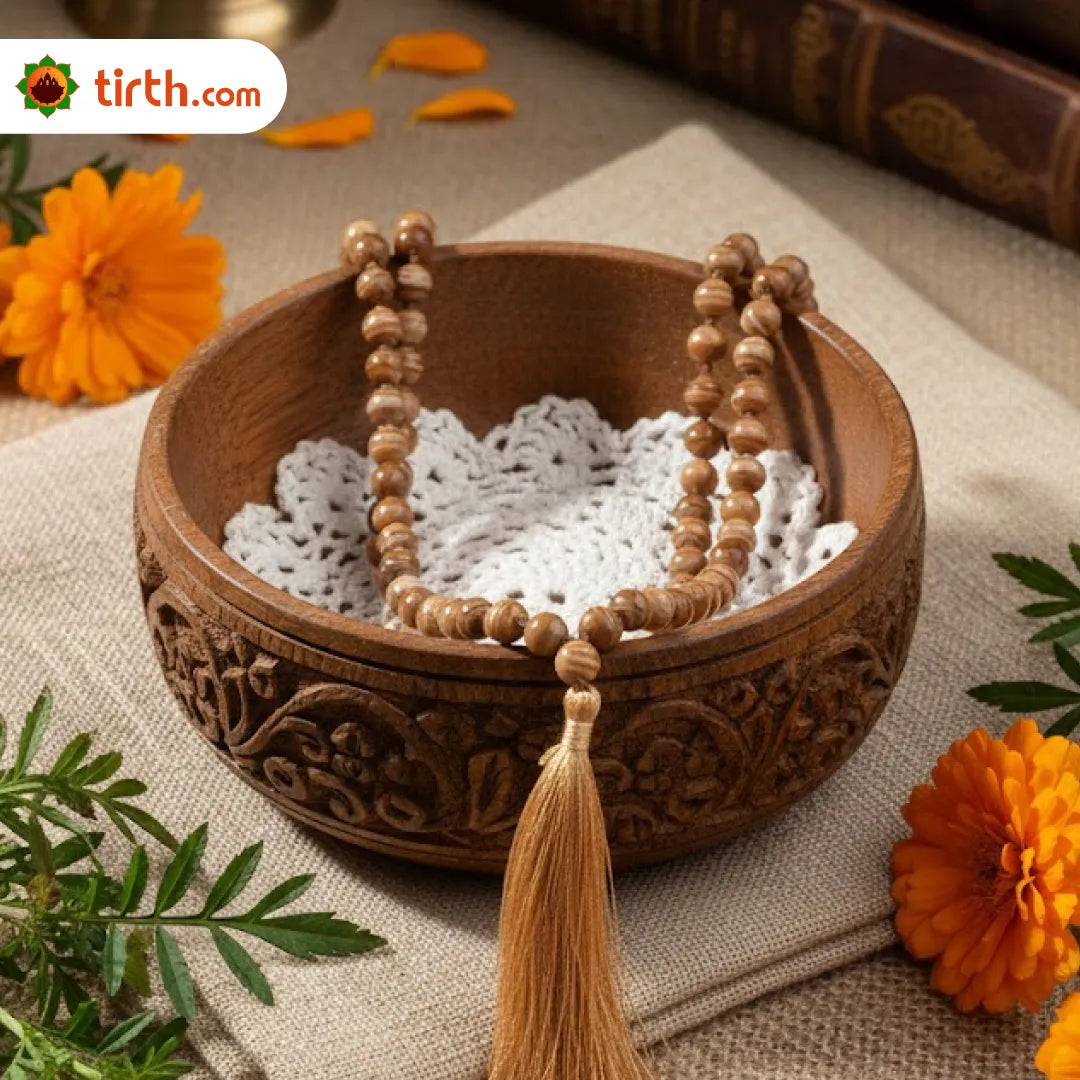 Natural Red Jasper Mala – Red Jasper Gemstone Jap Mala for Strength, Stability & Grounded Confidence (108 Beads)