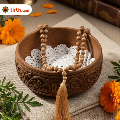 Natural Red Jasper Mala – Red Jasper Gemstone Jap Mala for Strength, Stability & Grounded Confidence (108 Beads)