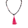Natural Rhodonite Gemstone Mala – Rhodonite Jap Mala for Emotional Balance, Compassion & Inner Healing (108 Beads)