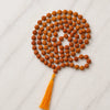 Natural Colored Rudraksha Mala (5mm / 6mm / 7mm / 8mm) – 108 Bead Spiritual Rudraksha Jap Mala for Protection & Discipline