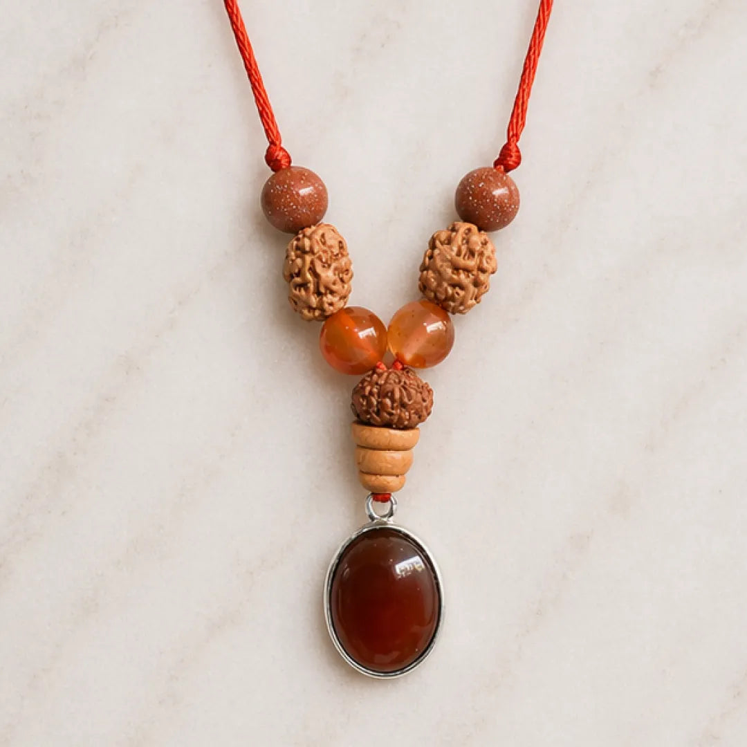 Scorpio Rashi Kavach Mala – Vrishchik Rashi Rudraksha Kavach Mala (9, 11, 14 Mukhi) for Strength, Protection & Transformation