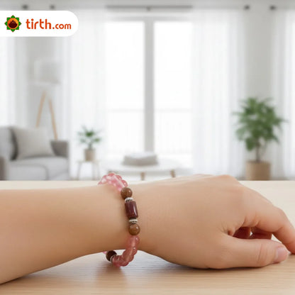 Scorpio Rashi Bracelet (Vrishchik Rashi) – Zodiac Astrology Bracelet for Mars Strength, Protection & Transformation