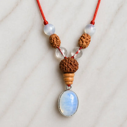 Taurus Rashi Kavach Mala – Vrishabh Rashi Rudraksha Kavach Mala (6, 13, 14 Mukhi) for Stability, Attraction & Decision Clarity