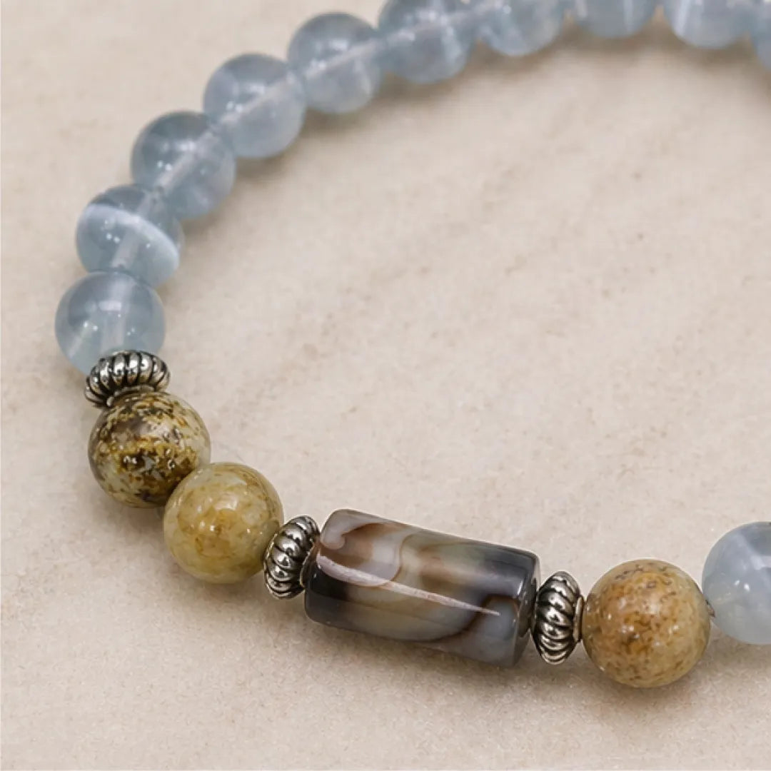 Taurus Rashi Bracelet (Vrishabh Rashi) – Zodiac Astrology Bracelet for Venus Harmony & Stability