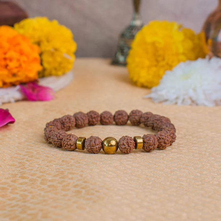 Tirth Dhan Rudraksha Bracelet