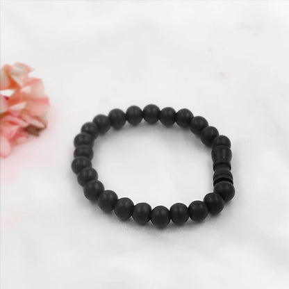 Tirth Govt Certified Karungali Damru Bracelet