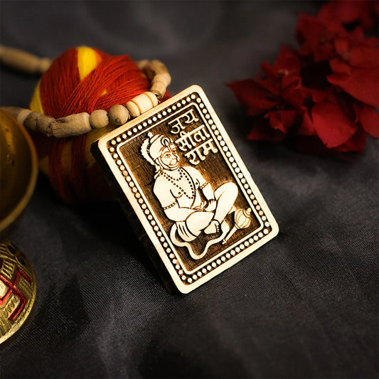Tirth Jai Sita Ram Square with Hanuman Tulsi Kanthi Mala