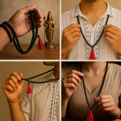 Tirth Karungali Mala 8mm (108+1) – Govt. Certified