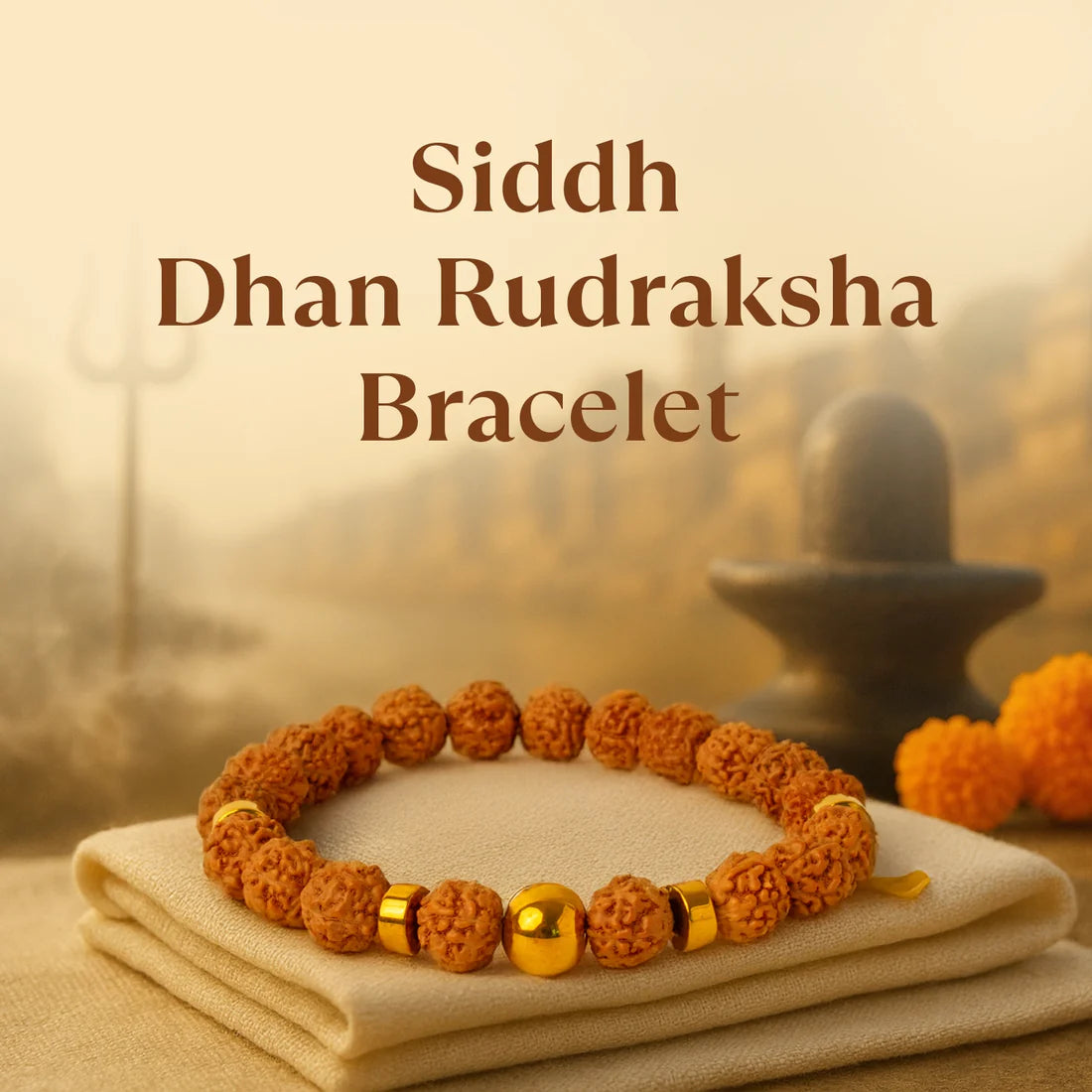 Tirth Kashi Siddh Dhan Rudraksha Bracelet