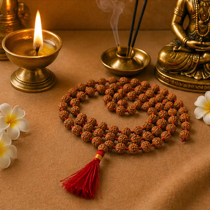 Natural Tulsi Mala (Regular / Premium / Super) – 108 Bead Sacred Tulsi Kanthi Jap Mala for Devotion, Purity & Bhakti Practice
