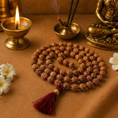 Natural Tulsi Mala (Regular / Premium / Super) – 108 Bead Sacred Tulsi Kanthi Jap Mala for Devotion, Purity & Bhakti Practice