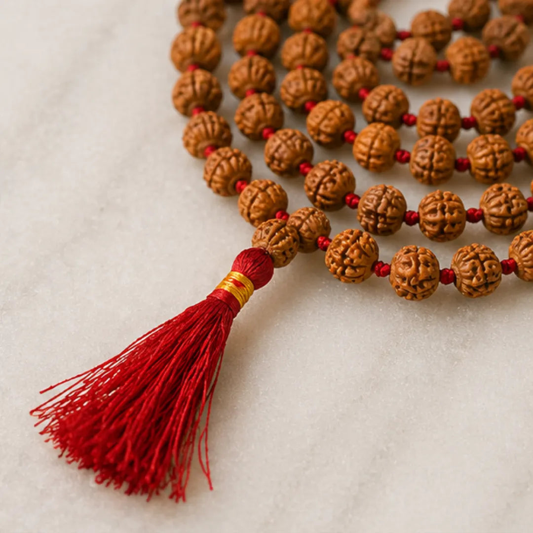 Natural Tulsi Mala (Regular / Premium / Super) – 108 Bead Sacred Tulsi Kanthi Jap Mala for Devotion, Purity & Bhakti Practice
