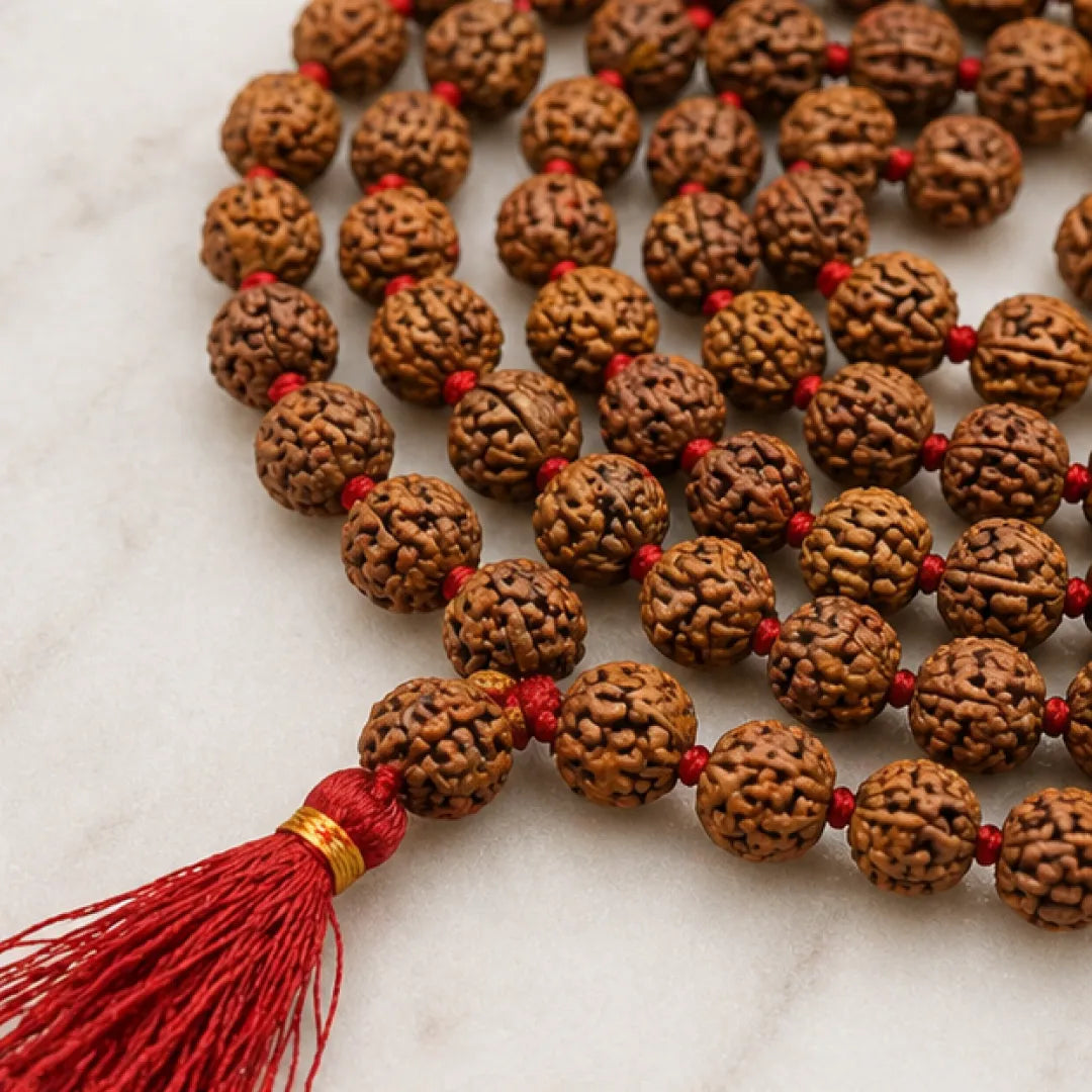 Natural Tulsi Mala (Regular / Premium / Super) – 108 Bead Sacred Tulsi Kanthi Jap Mala for Devotion, Purity & Bhakti Practice