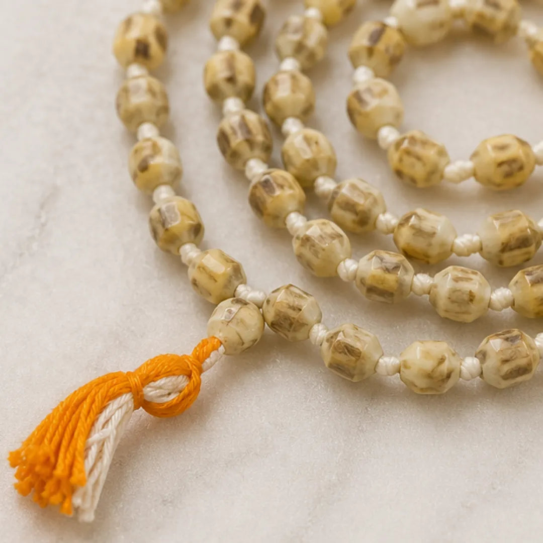 Natural Tulsi Mala (Regular / Premium / Super) – 108 Bead Sacred Tulsi Kanthi Jap Mala for Devotion, Purity & Bhakti Practice
