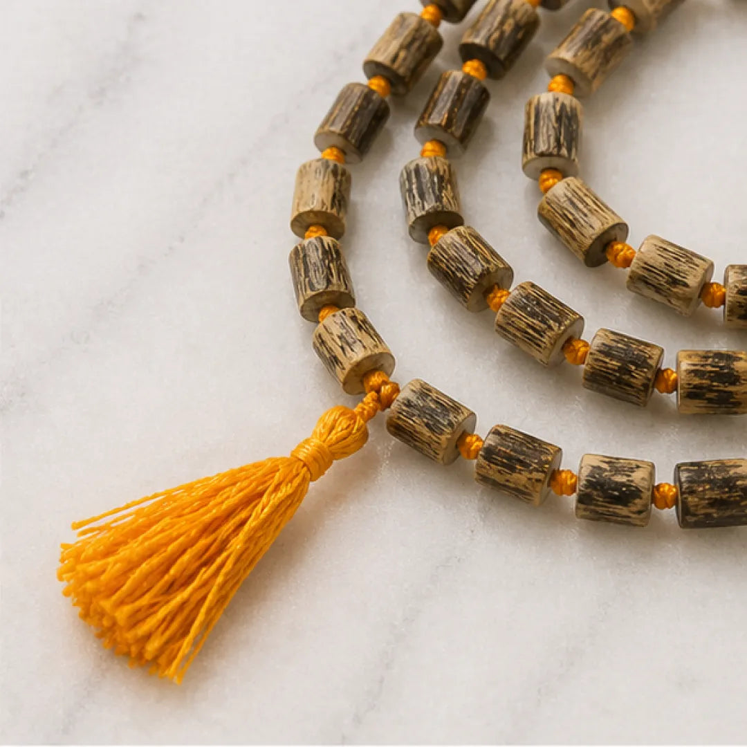 Natural Tulsi Mala (Regular / Premium / Super) – 108 Bead Sacred Tulsi Kanthi Jap Mala for Devotion, Purity & Bhakti Practice
