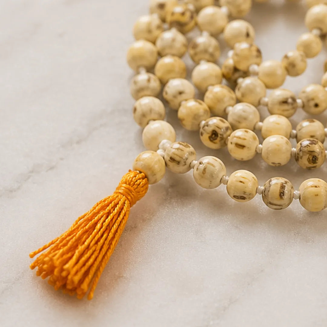 Natural Tulsi Mala (Regular / Premium / Super) – 108 Bead Sacred Tulsi Kanthi Jap Mala for Devotion, Purity & Bhakti Practice
