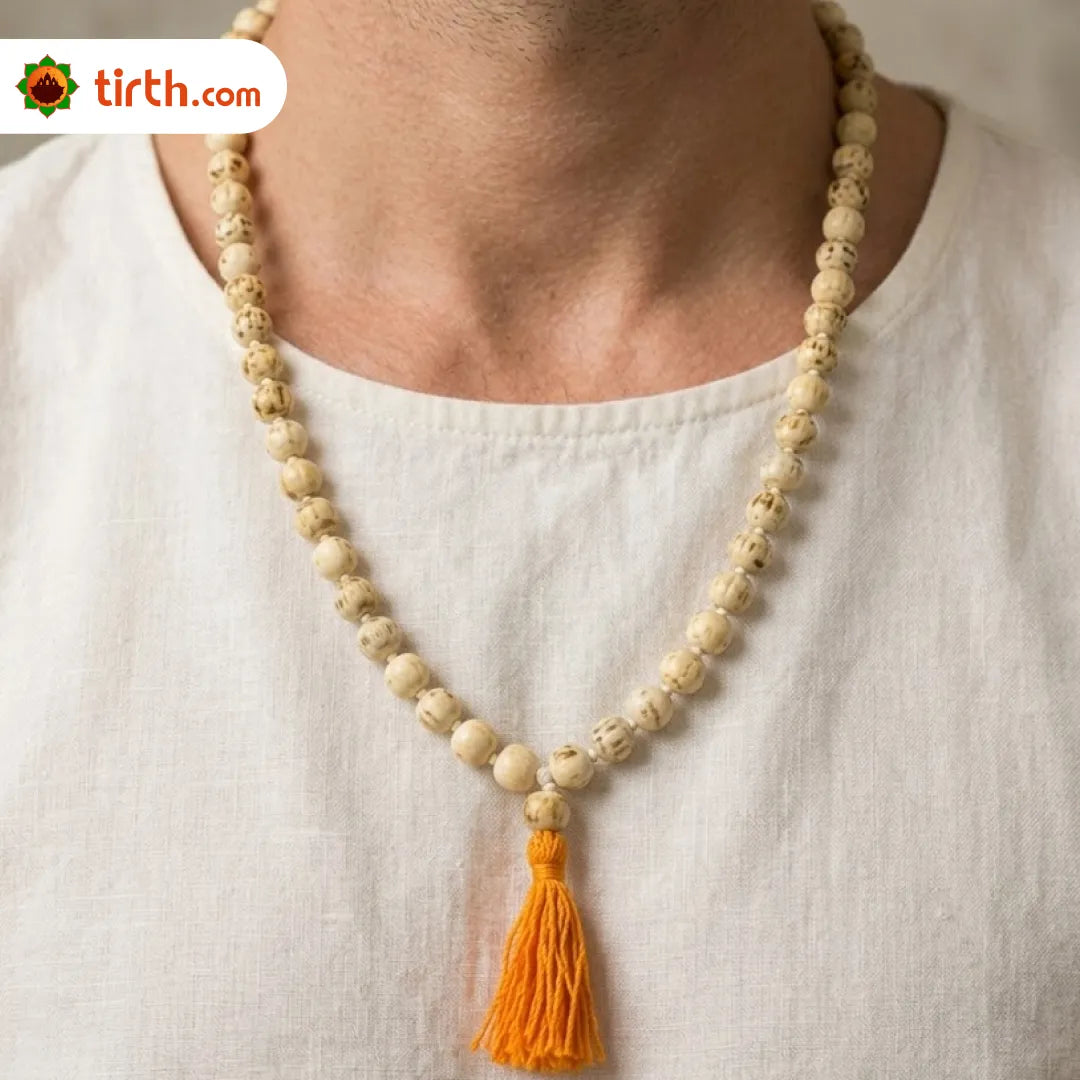 Natural Tulsi Mala (Regular / Premium / Super) – 108 Bead Sacred Tulsi Kanthi Jap Mala for Devotion, Purity & Bhakti Practice