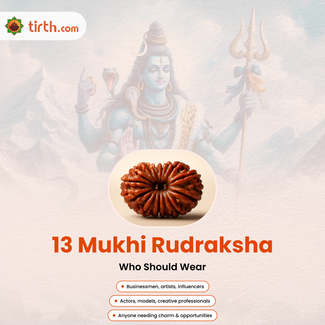 Tirth 13 Mukhi Rudraksha – Kamadeva Attraction & Manifestation Rudraksha